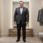 découvrez nos conseils pour choisir un costume homme qui flatte les silhouettes avec un gros ventre, alliant confort et style pour une allure élégante et assurée.