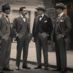 plongez dans l'élégance des années 1920 avec la mode homme, alliant style singulier et raffinement pour une allure intemporelle.