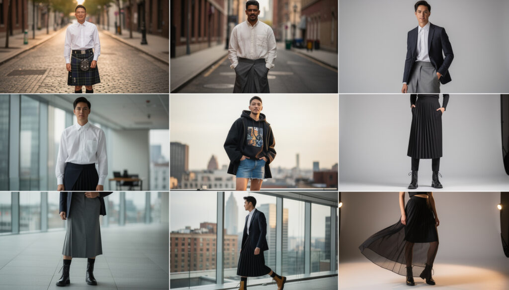 découvrez l'histoire fascinante et l'évolution de l'homme en jupe à travers la mode contemporaine, explorant les tendances, les symboles et l'acceptation sociale.