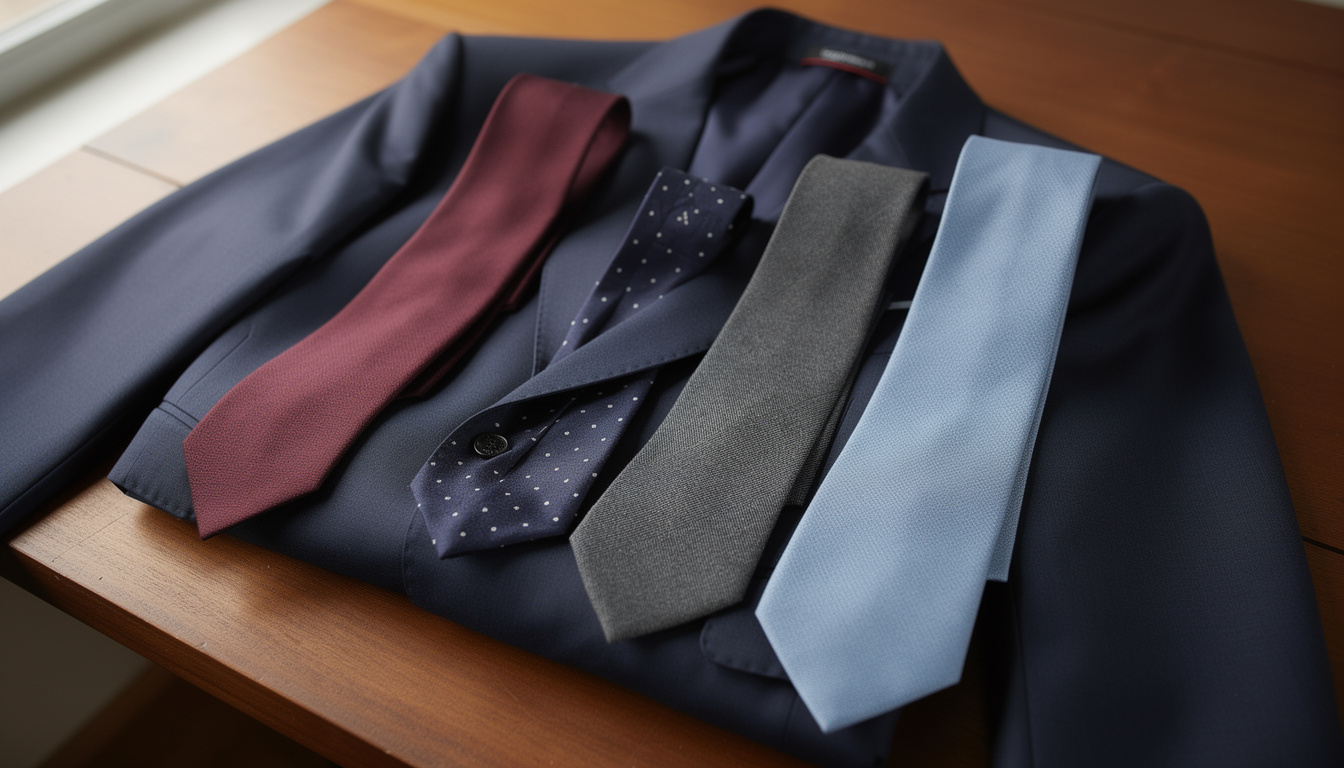découvrez nos conseils et idées pour choisir la cravate parfaite à porter avec un costume bleu marine, alliant style et élégance.