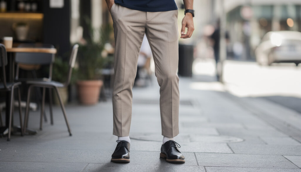 découvrez la longueur idéale pour un pantalon homme en 2026 afin d'adopter un style moderne et parfaitement ajusté à la tendance.