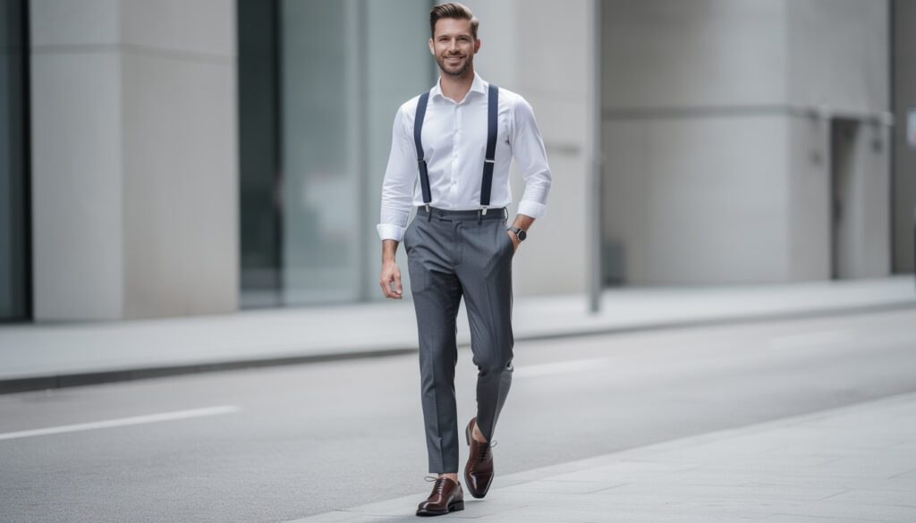 découvrez comment adopter un look élégant et tendance avec des bretelles pour homme, alliant style classique et modernité pour toutes les occasions.