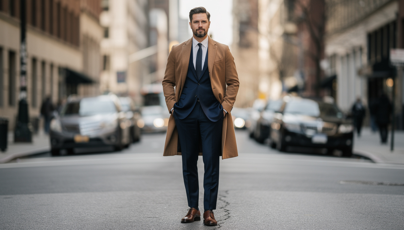 découvrez nos conseils pour bien porter un manteau avec un costume et adopter un style élégant en toutes circonstances.