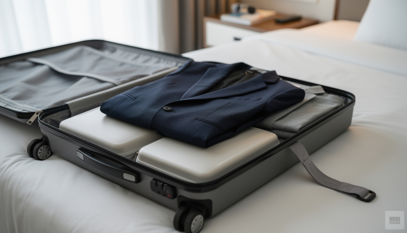 découvrez une méthode simple et efficace pour plier votre veste et optimiser l'espace dans votre valise lors de vos voyages.