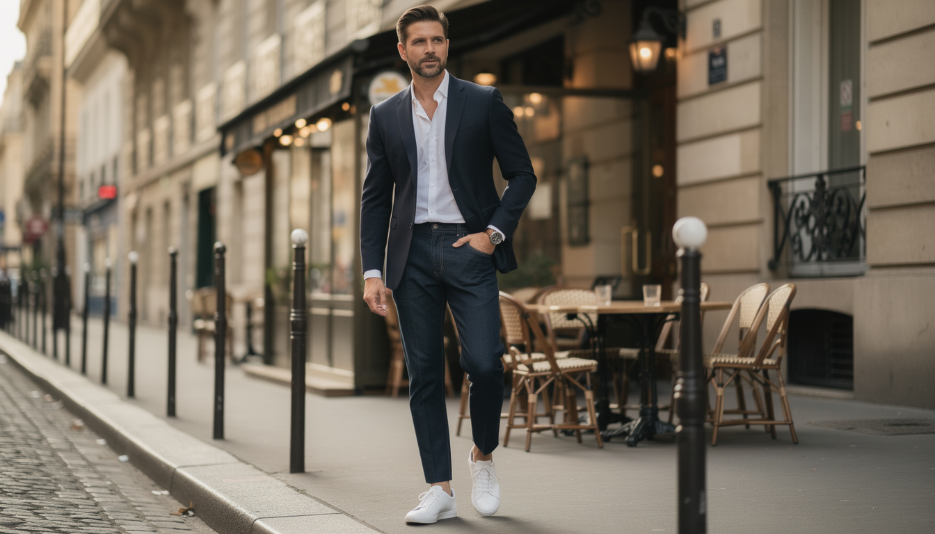 découvrez comment associer un jean avec une veste de costume pour un look moderne, élégant et décontracté, idéal pour toutes les occasions.