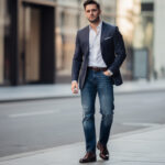 découvrez comment porter une veste de costume avec un jean pour un look à la fois stylé et élégant, alliant décontraction et sophistication.